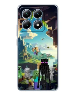 Чохол для Xiaomi 14T з картинкою «Ендермен у лісі»