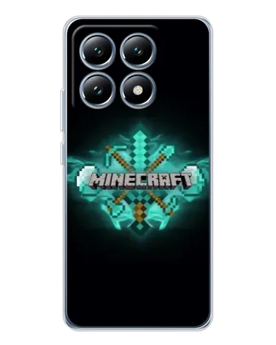 Чохол для Xiaomi 14T з картинкою «Minecraft Diamond лого» Чохол для Xiaomi 14T з картинкою «Minecraft Diamond лого»