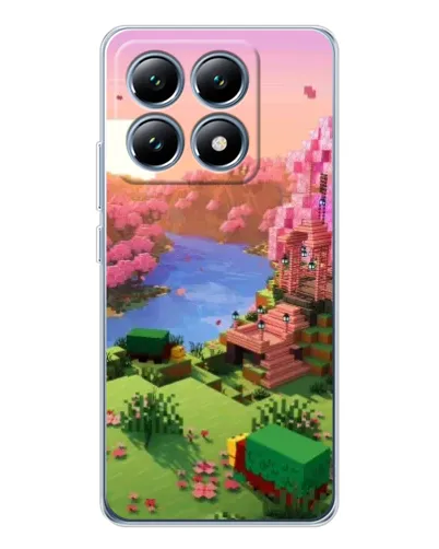 Чохол для Xiaomi 14T з картинкою «Рожеве дерево Minecraft» Чохол для Xiaomi 14T з картинкою «Рожеве дерево Minecraft»
