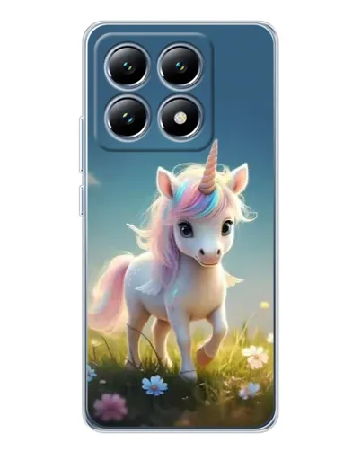 Чохол для Xiaomi 14T з картинкою «Єдиноріг на галявині» Чохол для Xiaomi 14T з картинкою «Єдиноріг на галявині»