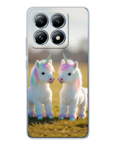 Чохол для Xiaomi 14T з картинкою «Пара єдинорогів» Чохол для Xiaomi 14T з картинкою «Пара єдинорогів»