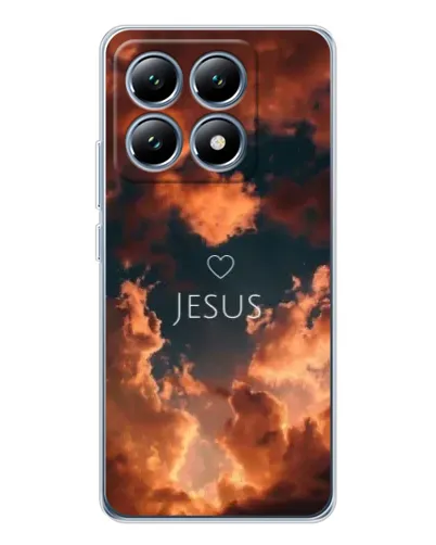 Чехол для Xiaomi 14T с картинкой «Сияние Имени Jesus»