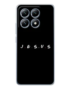 Чехол для Xiaomi 14T с картинкой «Точки веры J.E.S.U.S.» Чехол для Xiaomi 14T с картинкой «Точки веры J.E.S.U.S.»