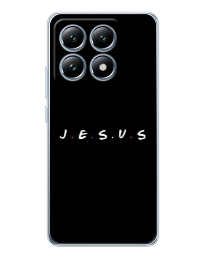 Чехол для Xiaomi 14T с картинкой «Точки веры J.E.S.U.S.»