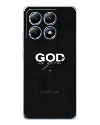Чехол для Xiaomi 14T с картинкой «GOD — Бог над всем»