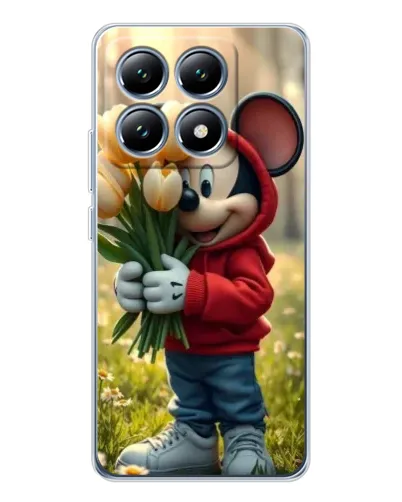 Чохол для Xiaomi 14T з картинкою «Міккі з тюльпанами» Чохол для Xiaomi 14T з картинкою «Міккі з тюльпанами»