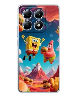 Чохол для Xiaomi 14T з картинкою «Космічний фастфуд»
