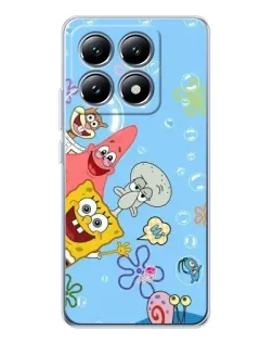 Чохол для Xiaomi 14T з картинкою «Веселі бульбашки»