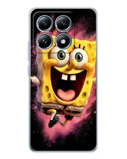 Чохол для Xiaomi 14T з картинкою «Вибуховий Спанч Боб»