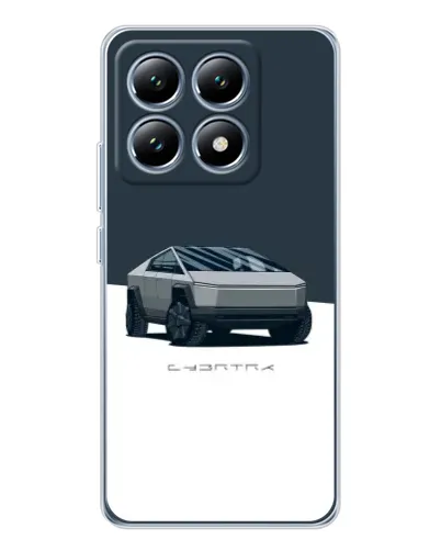 Чохол для Xiaomi 14T з картинкою «Сріблястий Cybertruck Tesla» Чохол для Xiaomi 14T з картинкою «Сріблястий Cybertruck Tesla»