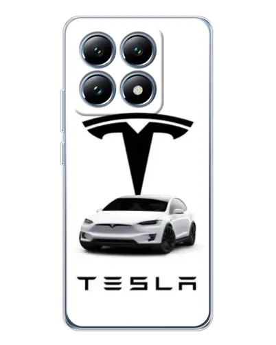 Чохол для Xiaomi 14T з картинкою «Tesla White Style» Чохол для Xiaomi 14T з картинкою «Tesla White Style»