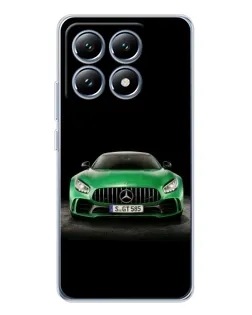 Чохол для Xiaomi 14T з картинкою «Mercedes — неоновий лого»
