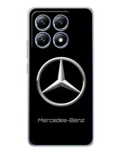 Чохол для Xiaomi 14T з картинкою «Mercedes Silver Logo»
