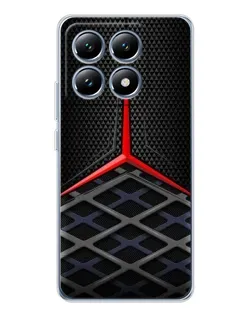 Чохол для Xiaomi 14T з картинкою «Mercedes Carbon Grid»