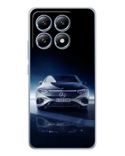 Чохол для Xiaomi 14T з картинкою «Нічний Mercedes EQ»