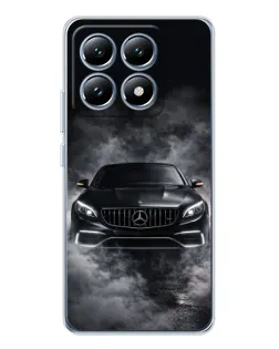 Чохол для Xiaomi 14T з картинкою «Mercedes у диму»