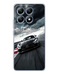 Чохол для Xiaomi 14T з картинкою «Гоночний Mercedes AMG»