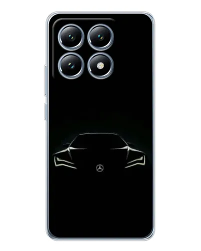 Чохол для Xiaomi 14T з картинкою «Mercedes — силует авто» Чохол для Xiaomi 14T з картинкою «Mercedes — силует авто»
