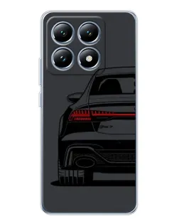 Чехол для Xiaomi 14T с картинкой «Задняя часть Audi — арт»
