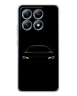 Чехол для Xiaomi 14T с картинкой «Взгляд Audi в темноте»