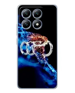 Чехол для Xiaomi 14T с картинкой «Энергия лого Audi»