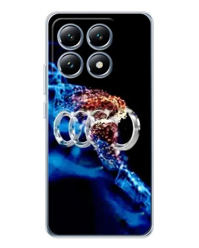 Чехол для Xiaomi 14T с картинкой «Энергия лого Audi»