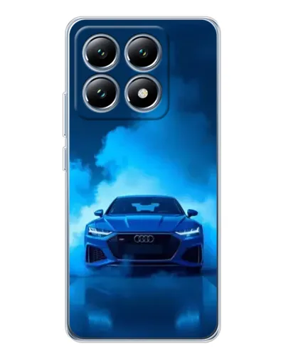 Чехол для Xiaomi 14T с картинкой «Audi — голубая энергия»