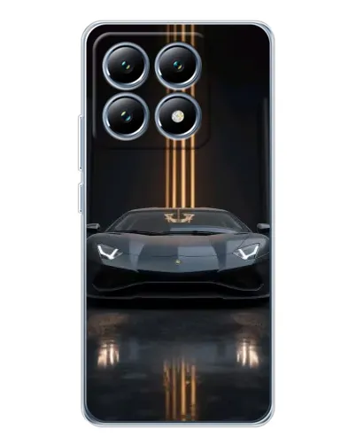 Чохол для Xiaomi 14T з картинкою «Lamborghini золоті лінії» Чохол для Xiaomi 14T з картинкою «Lamborghini золоті лінії»