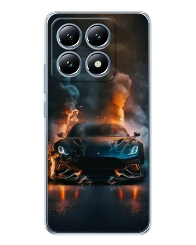Чохол для Xiaomi 14T з картинкою «Lamborghini димна естетика» Чохол для Xiaomi 14T з картинкою «Lamborghini димна естетика»