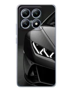 Чохол для Xiaomi 14T з картинкою «Lamborghini фари деталізація»