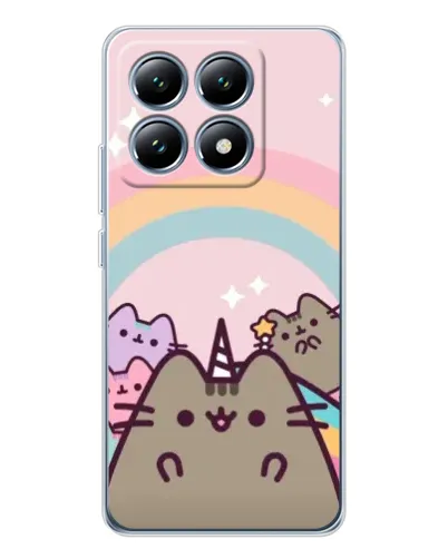 Чохол для Xiaomi 14T з картинкою «Єдиноріг Pusheen» Чохол для Xiaomi 14T з картинкою «Єдиноріг Pusheen»
