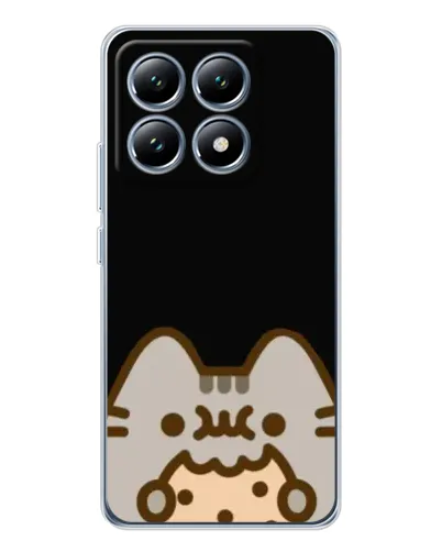 Чохол для Xiaomi 14T з картинкою «Пушин на чорному» Чохол для Xiaomi 14T з картинкою «Пушин на чорному»