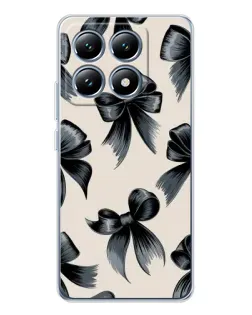 Чехол для Xiaomi 14T с картинкой «Банты Coquette»