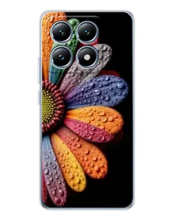 Чехол для Xiaomi 14T с картинкой «Радужный цветок» Чехол для Xiaomi 14T с картинкой «Радужный цветок»