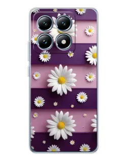 Чехол для Xiaomi 14T с картинкой «Ромашки на фиолетовом» Чехол для Xiaomi 14T с картинкой «Ромашки на фиолетовом»