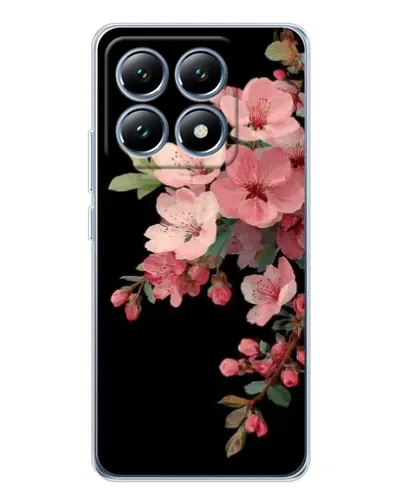 Чехол для Xiaomi 14T с картинкой «Розовая ветка сакуры»