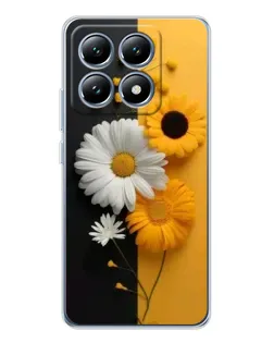 Чехол для Xiaomi 14T с картинкой «Подсолнух и ромашка» Чехол для Xiaomi 14T с картинкой «Подсолнух и ромашка»