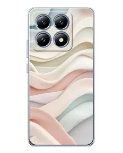 Чохол для Xiaomi 14T з картинкою «Пастельні ніжні хвилі»