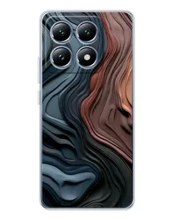 Чохол для Xiaomi 14T з картинкою «Кольорові хвилі каньйону»