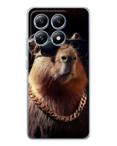 Чохол для Xiaomi 14T з картинкою «Капібара золотий ланцюг» Чохол для Xiaomi 14T з картинкою «Капібара золотий ланцюг»