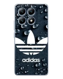 Чехол для Xiaomi 15 Pro с картинкой «Adidas Trefoil Blue»