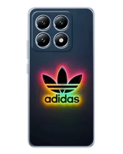 Чехол для Xiaomi 15 Pro с картинкой «Неоновый Adidas»