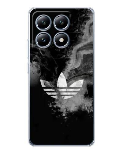 Чехол для Xiaomi 15 Pro с картинкой «Абстрактный дым Adidas»