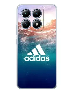 Чехол для Xiaomi 15 Pro с картинкой «Океанская глубина адидас»