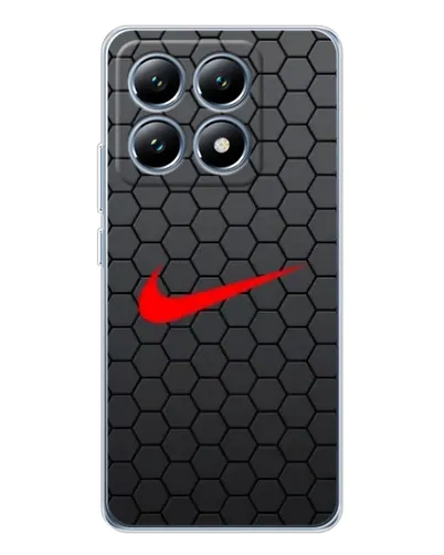 Чехол для Xiaomi 15 Pro с картинкой «Nike — карбоновая сетка»