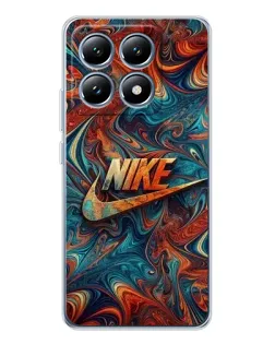 Чехол для Xiaomi 15 Pro с картинкой «Nike в абстракции»