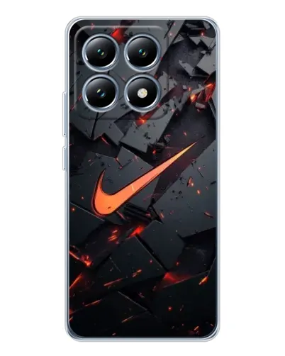 Чехол для Xiaomi 15 Pro с картинкой «Nike — эффект разломов»