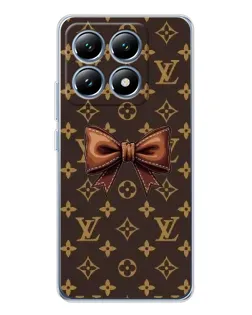 Чехол для Xiaomi 15 Pro с картинкой «LV с бантом»