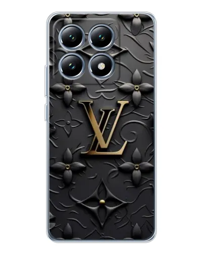 Чехол для Xiaomi 15 Pro с картинкой «Кожаная текстура LV»