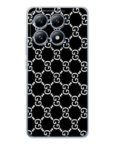 Чехол для Xiaomi 15 Pro с картинкой «Gucci — сетчатый паттерн»